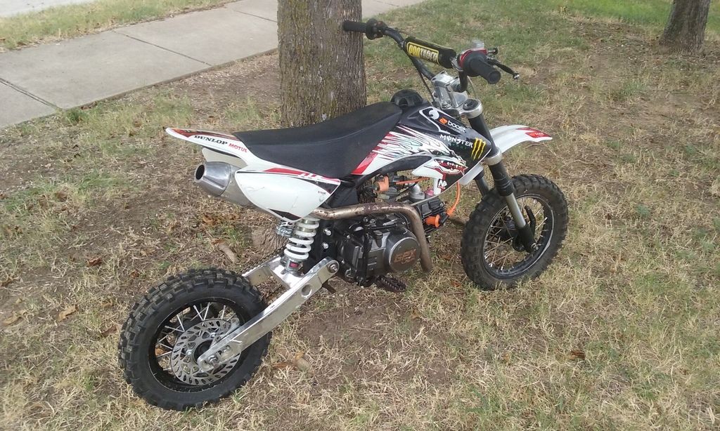Pitster X4R, modded KLX110, SSR 125, Street legal 2009 CRf50, Grom